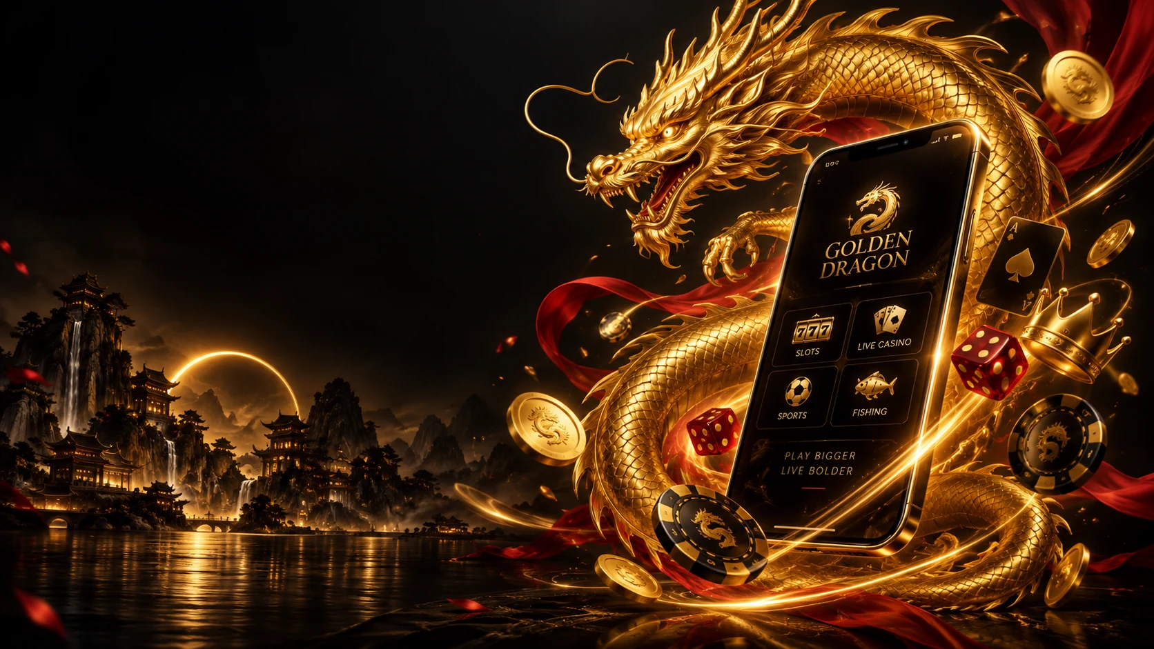 Golden Dragon premium platform experience